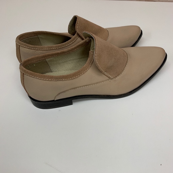 FREE PEOPLE Brady Brown Tan Suede Loafer - Picture 3 of 8
